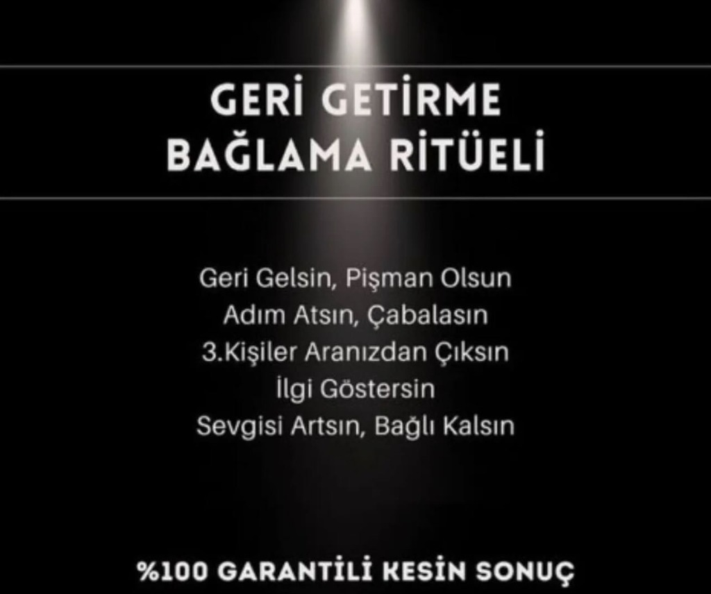 Geri Getirme Bağlama Ritüeli